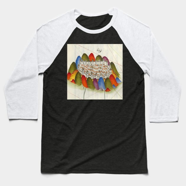 Granada in a manuscript Baseball T-Shirt by TrvlAstral